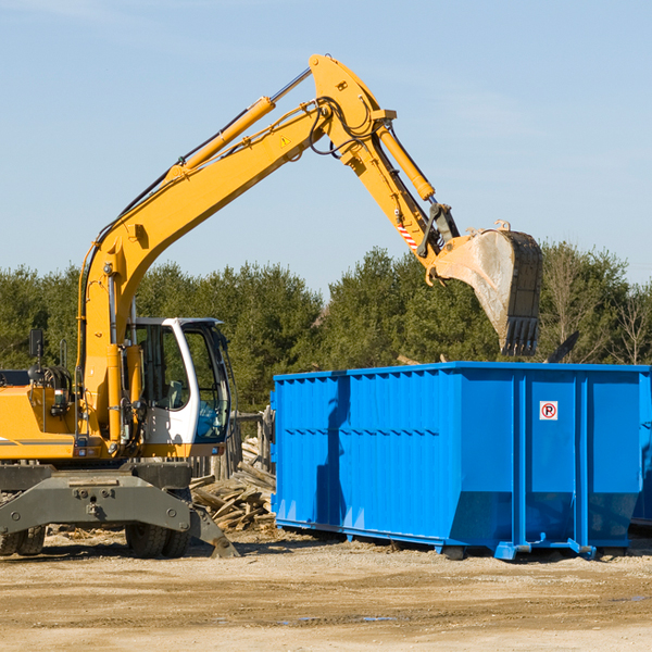 what are the rental fees for a residential dumpster in Luebbering MO